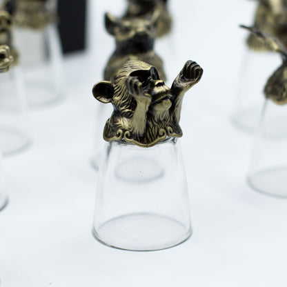 Gift Set of 12 Glasses (25ml) - Forest & Mystical Creatures