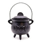 Lrg Cast Iron Cauldron with Triple Moon 12x15cm